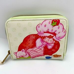 Loungefly Strawberry Shortcake Slumber Party Zipper Wallet NWT